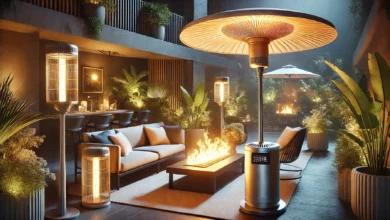 Czy parasol grzewczy gazowy Etna pasuje na taras?