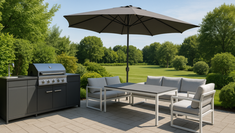 Nowoczesna kuchnia pod chmurką – grilluj, gotuj i spędzaj czas w ogrodzie z klasą