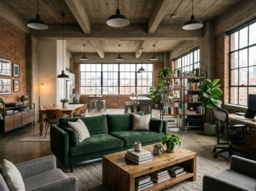 Funkcjonalne wnętrze loftowe – jak dobrać meble, które realnie poprawiają komfort życia?